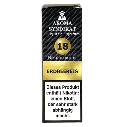 Aroma Syndikat | Erdbeereis | Nikotinsalz Liquid | 10ml