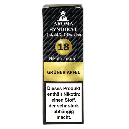 Aroma Syndikat | Grüner Apfel | Nikotinsalz Liquid | 10ml