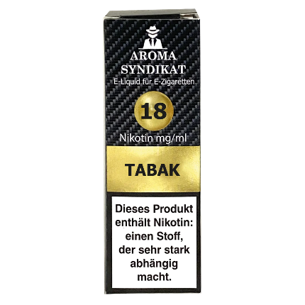 Aroma Syndikat | Tabak | Nikotinsalz Liquid | 10ml